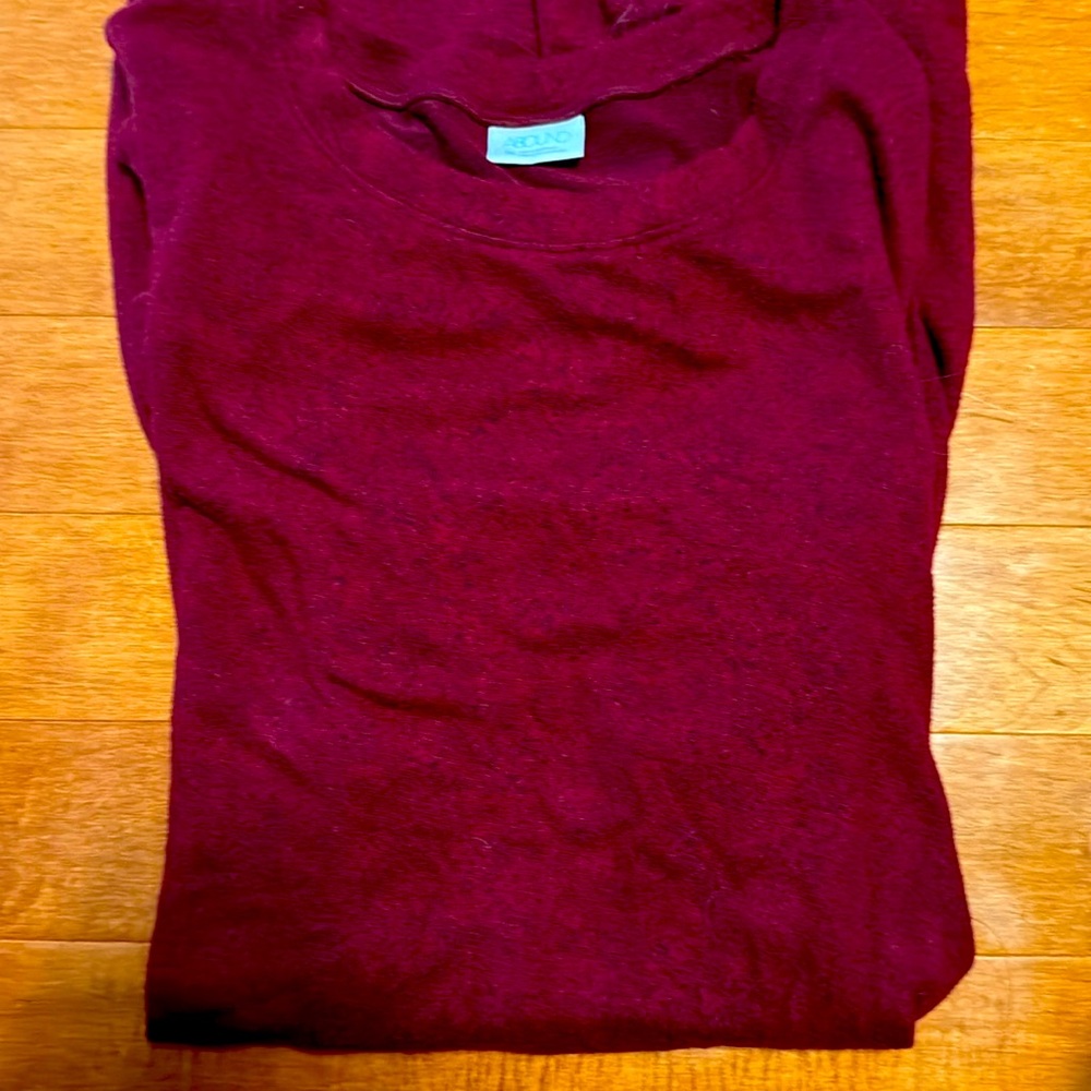 Abound Women’s XXL Maroon High-Low Dress - Soft and Stylish